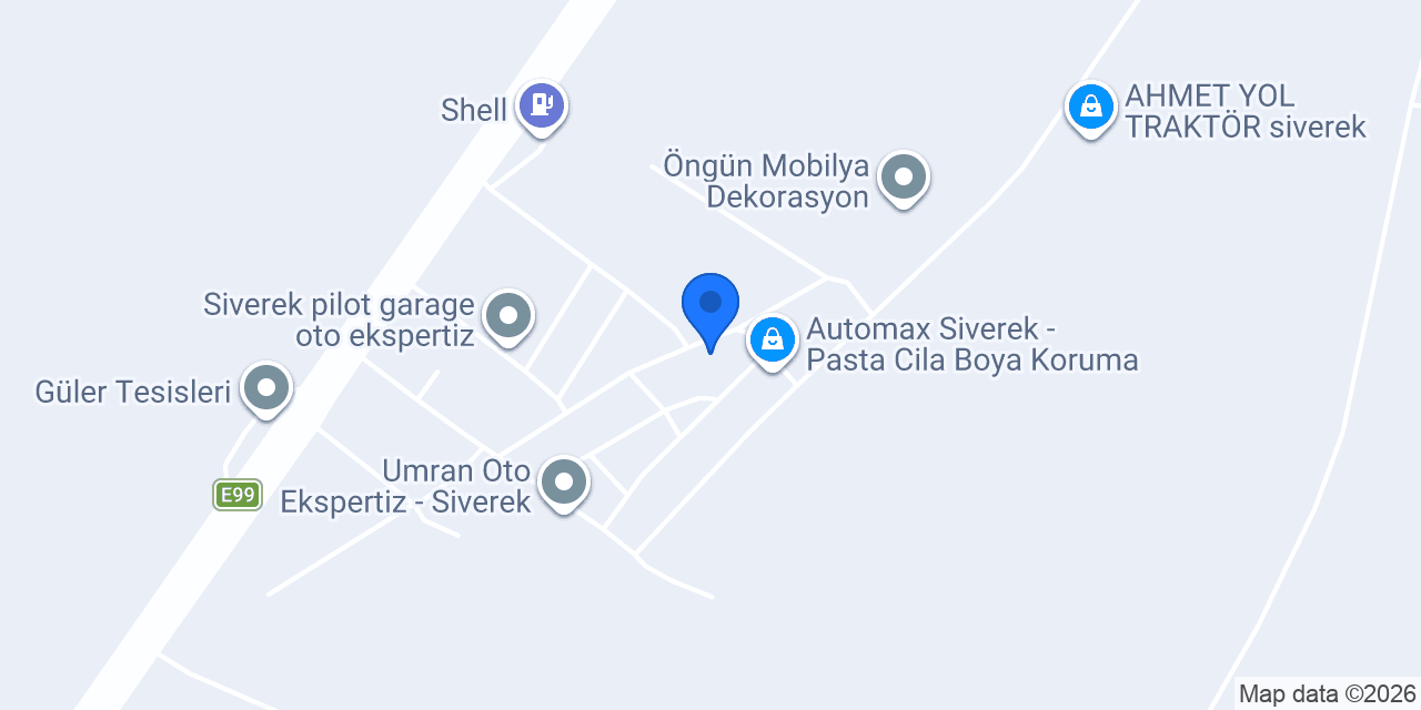 Siverek Prestij Auto konumu