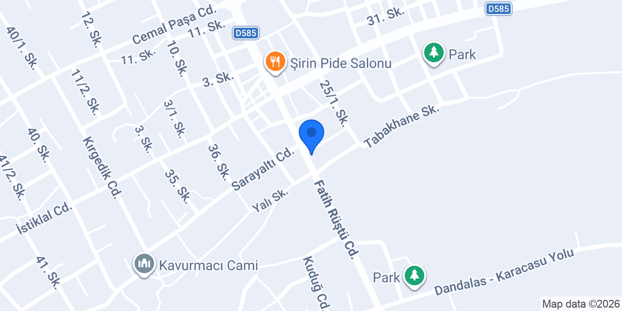 Üç Kardeşler Pide Salonu konumu