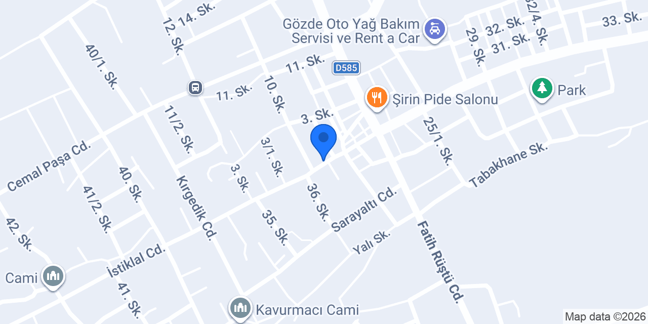 Tezcan Yapı Market konumu