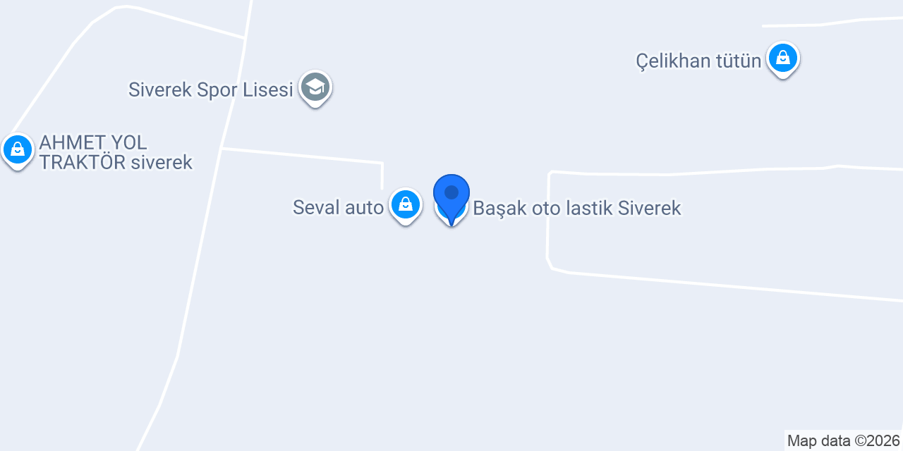 Başak oto lastik Siverek konumu