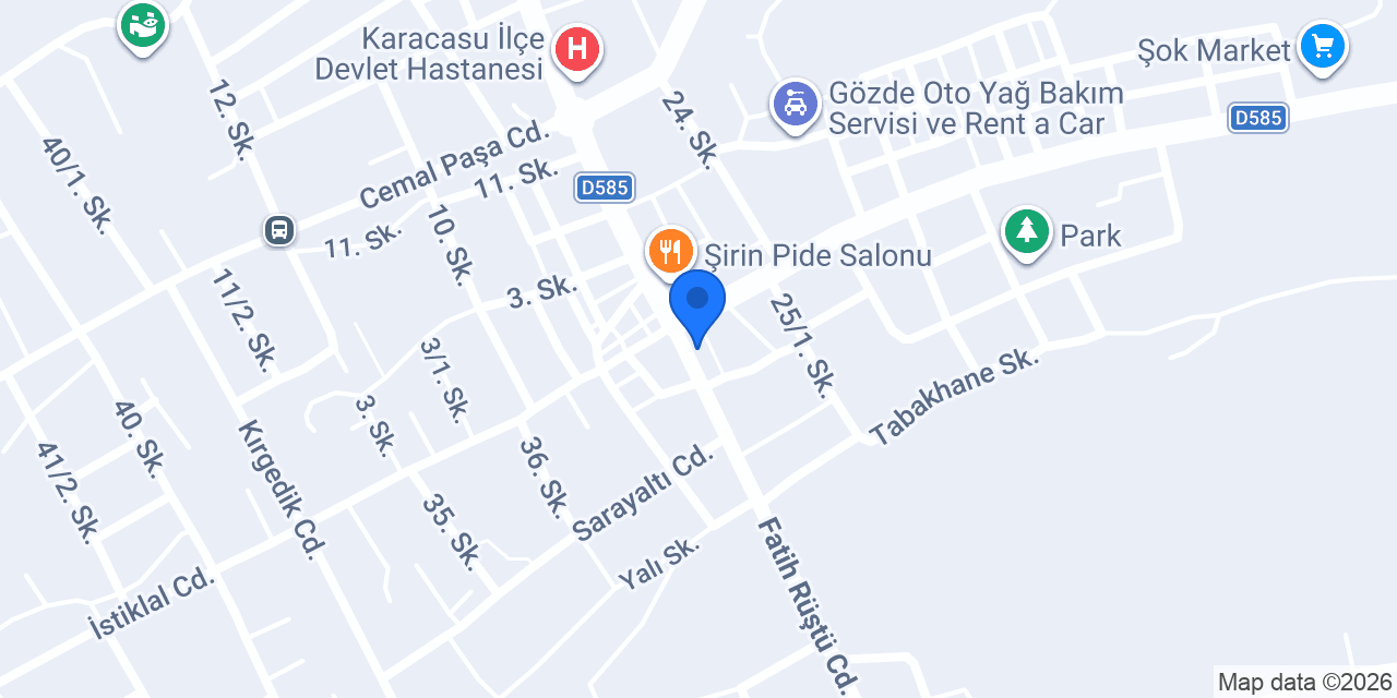Karacasu Pide Salonu konumu
