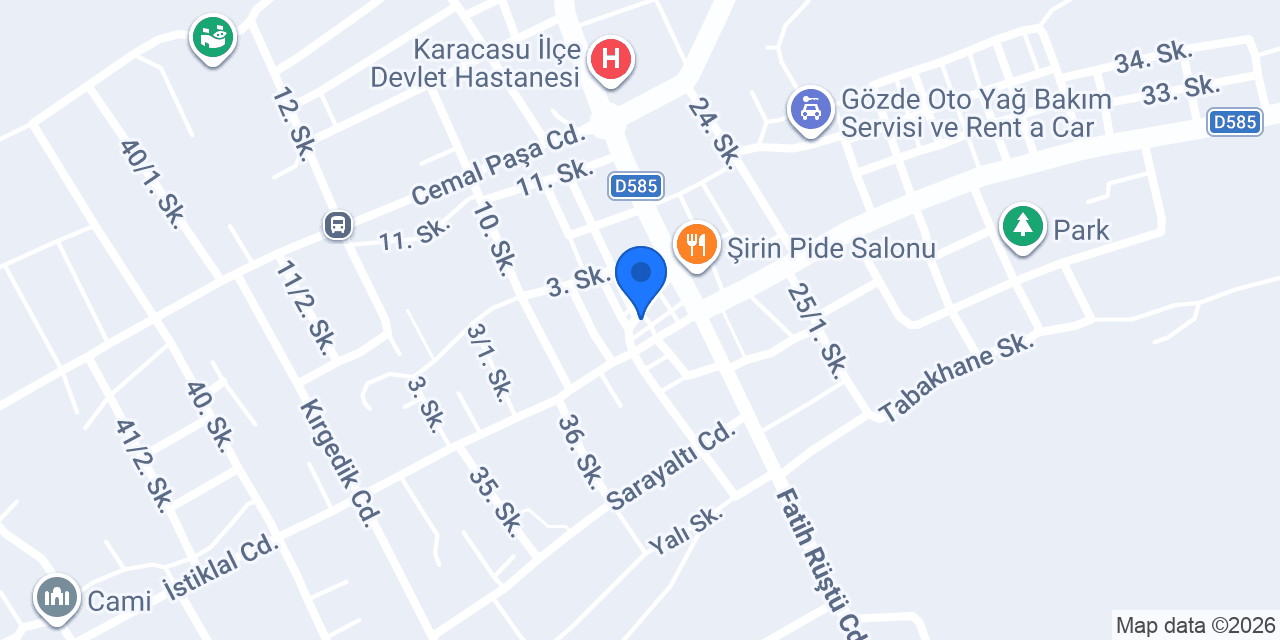 Karacasu İnşaat konumu