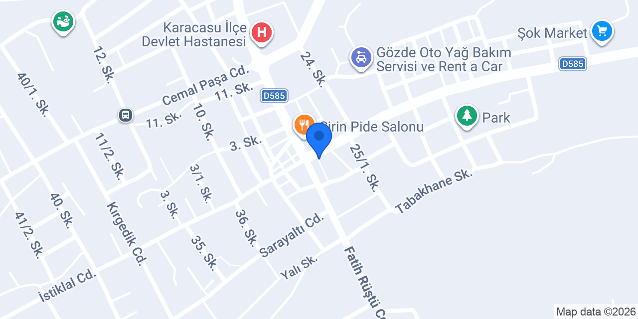 Karacasu İlçe Özel İdaresi konumu