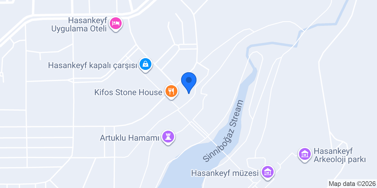 CAFE MARİNA HASANKEYF konumu