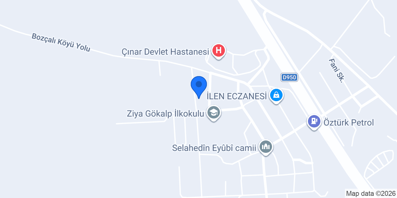 Çınar mobilya konumu