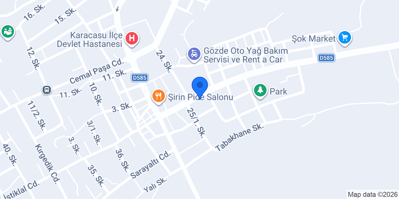 Halkbank Karacasu Şubesi konumu