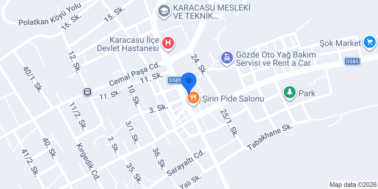 Koruk Ticaret konumu