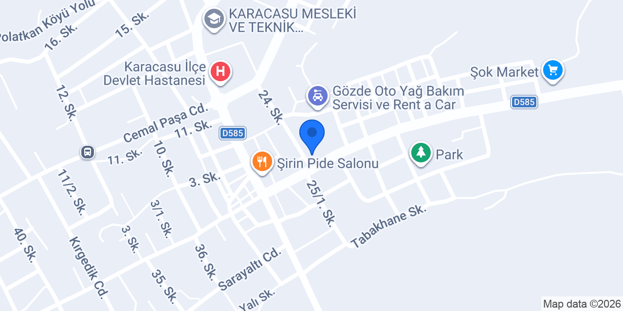 Ekşi oto lastik konumu