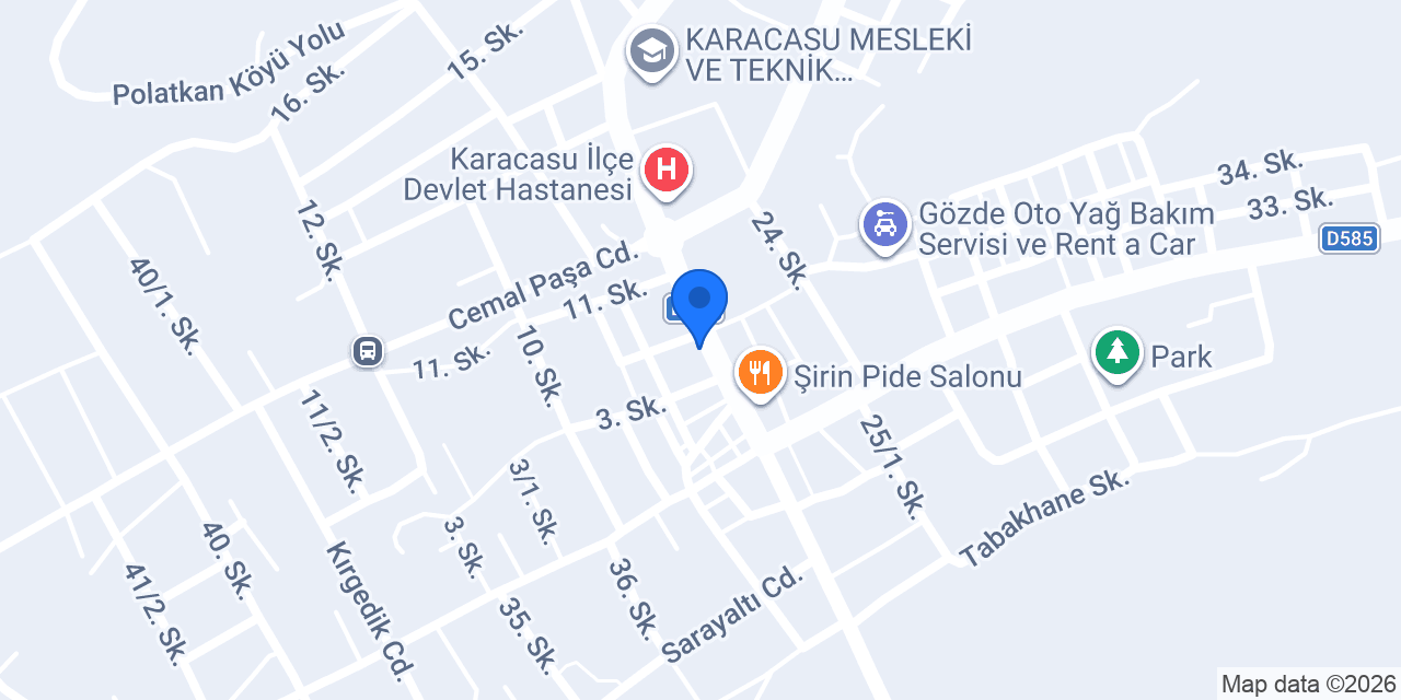 Ziraat Bankası Karacasu Şubesi konumu
