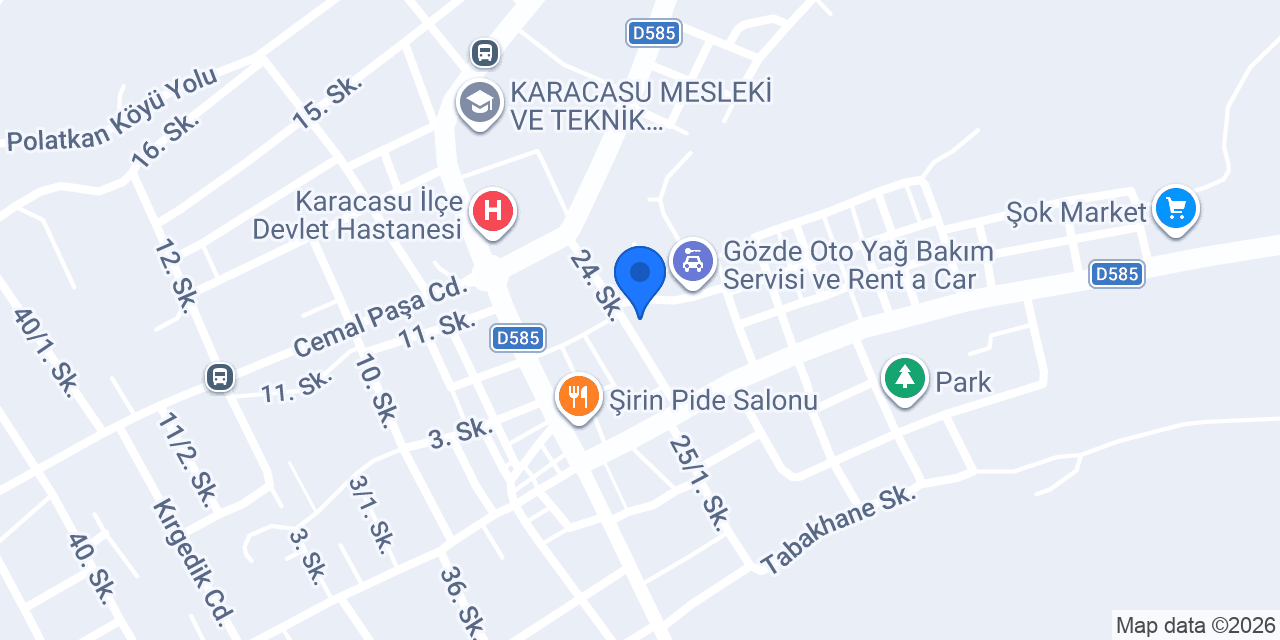 Özçelik Deri Elsanatları konumu