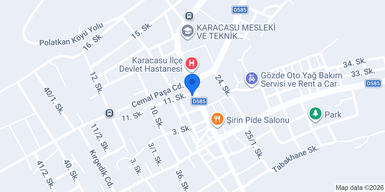Yağcı Eczanesi konumu