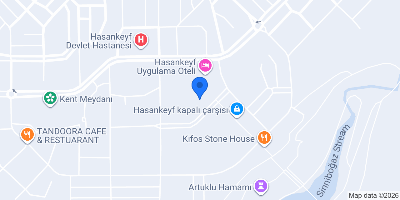 Hasankeyf İlçe Halk Kütüphanesi konumu