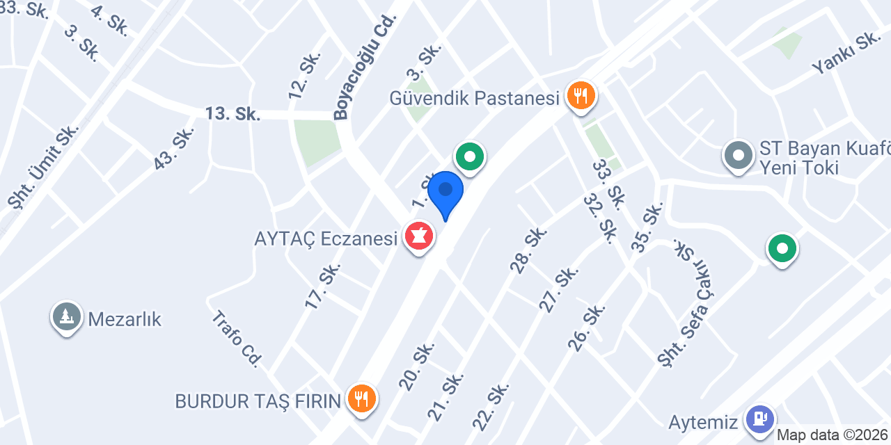 Hilal Kırtasiye konumu