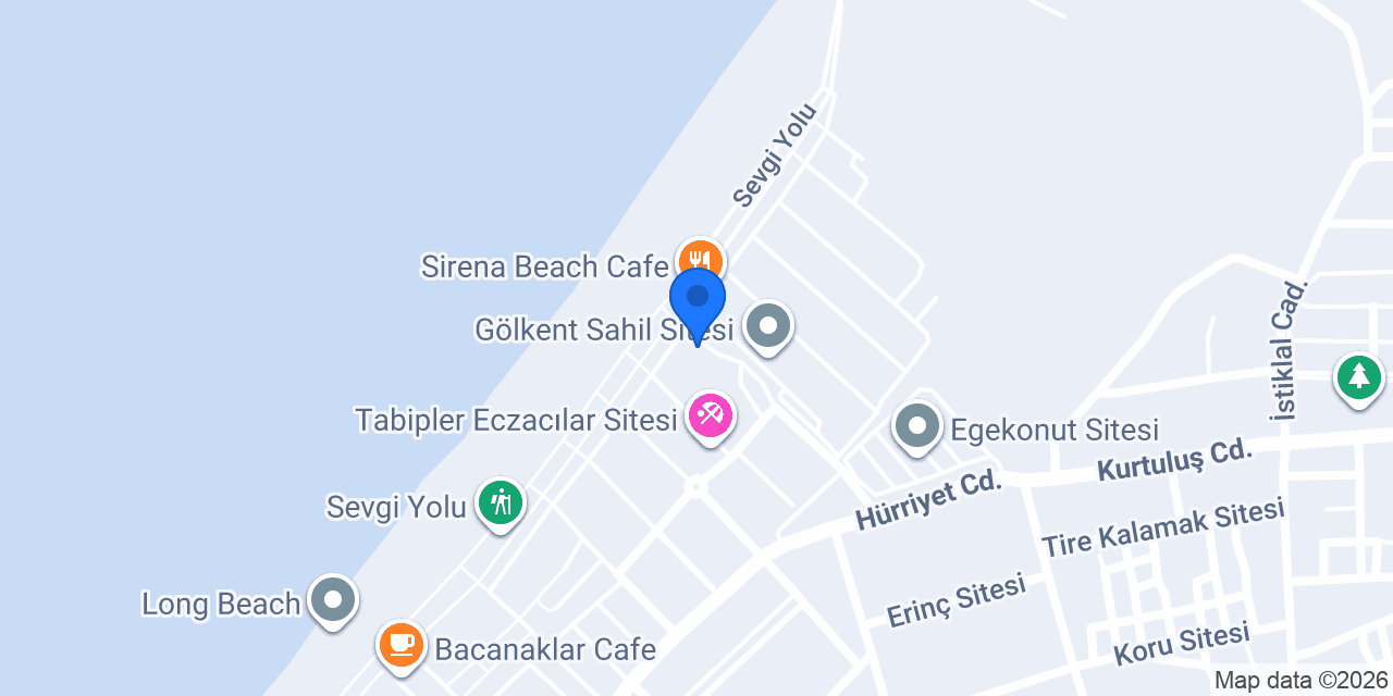 Teti Beach konumu