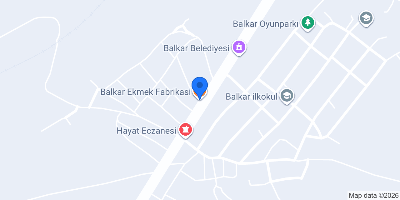 Balkar Ekmek Fabrikasi konumu