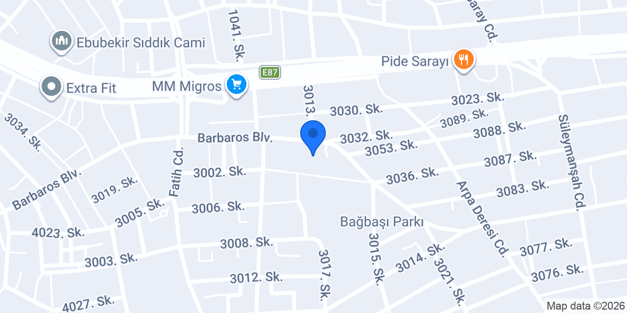 Bağbaşı Polis Merkezi Amirliği konumu