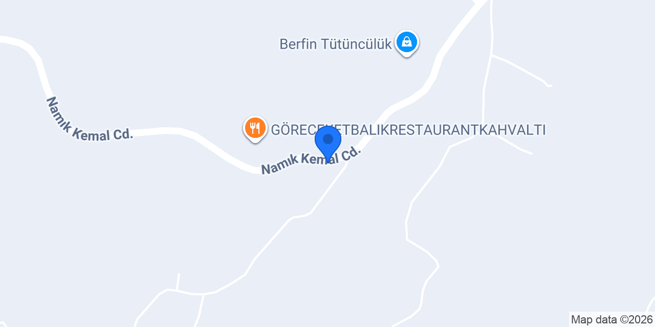 Ağaçlı peyzaj konumu