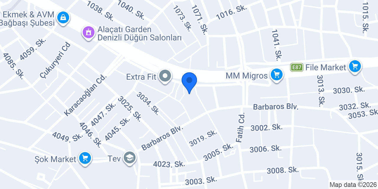 Elit Petshop Bağbaşı Şubesi konumu