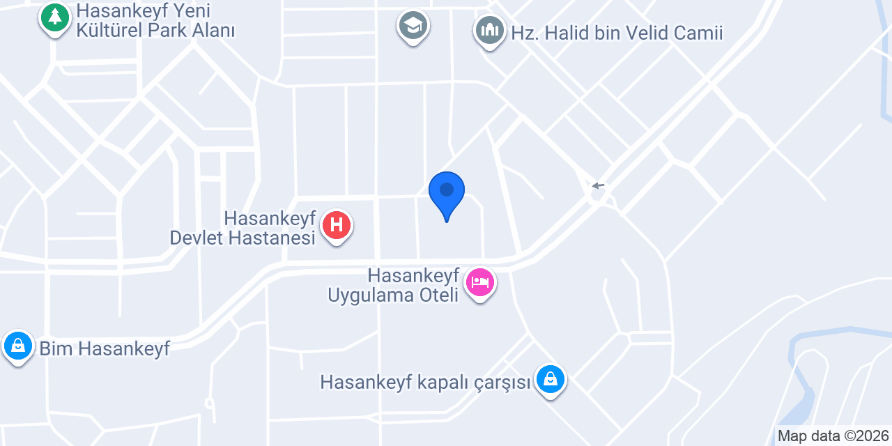 Hasankeyf Halk Eğitimi Merkezi Müdürlüğü konumu