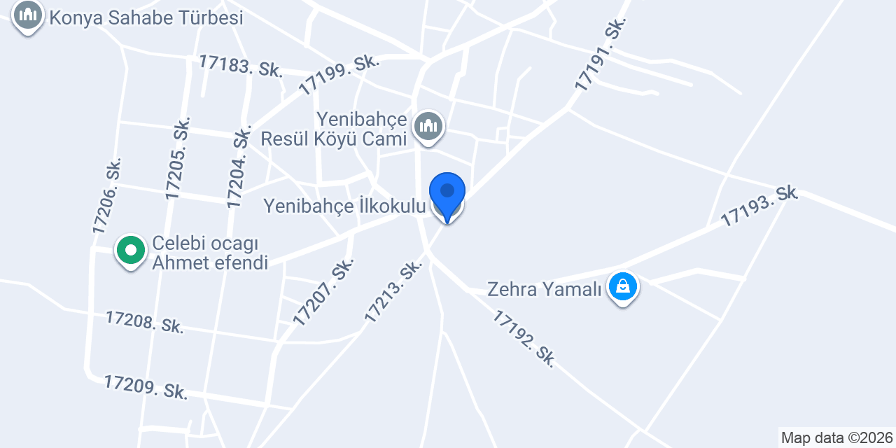 Yenibahçe İlkokulu konumu