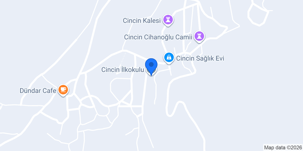 Cincin İlkokulu konumu