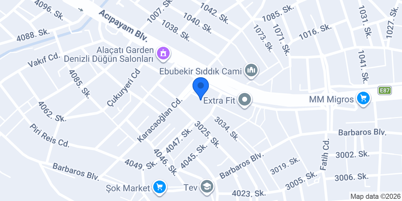 TURUNCU RENT A CAR konumu