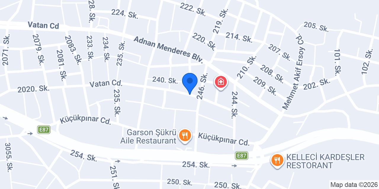 Gün Süpermarket konumu