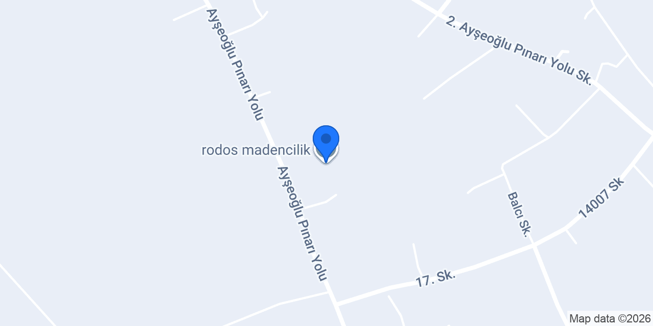 rodos madencilik konumu