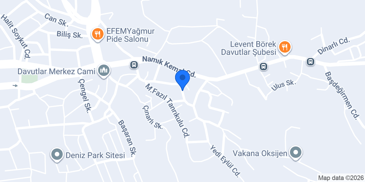 Güven Yufka konumu
