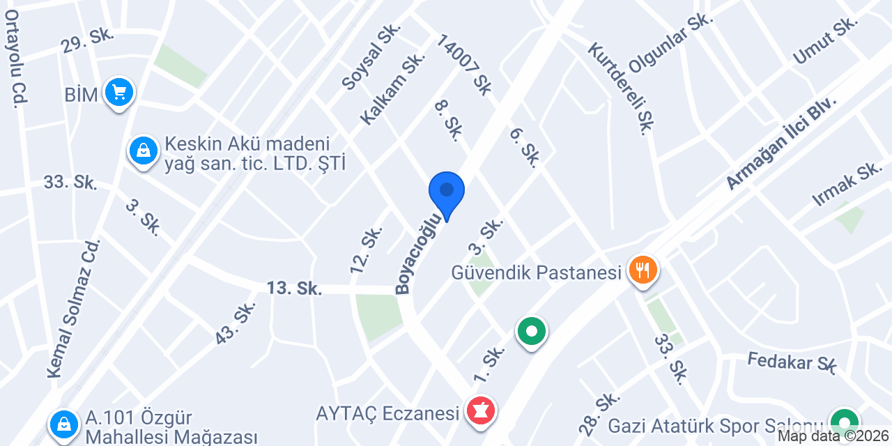 ENG Prefabrik konumu