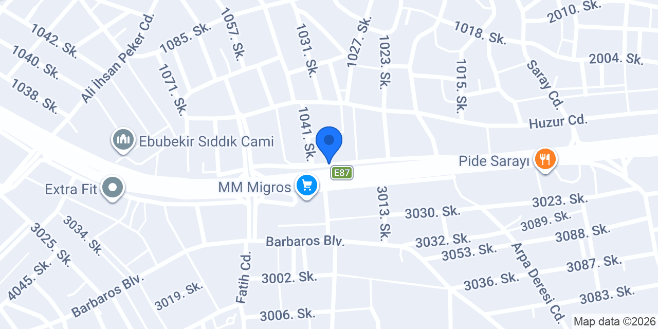 Neşe Mobilya Denizli konumu