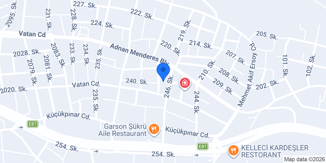 Beykoz Tekstil konumu