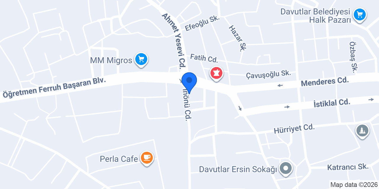 DHL eCommerce - Davutlar Şubesi konumu