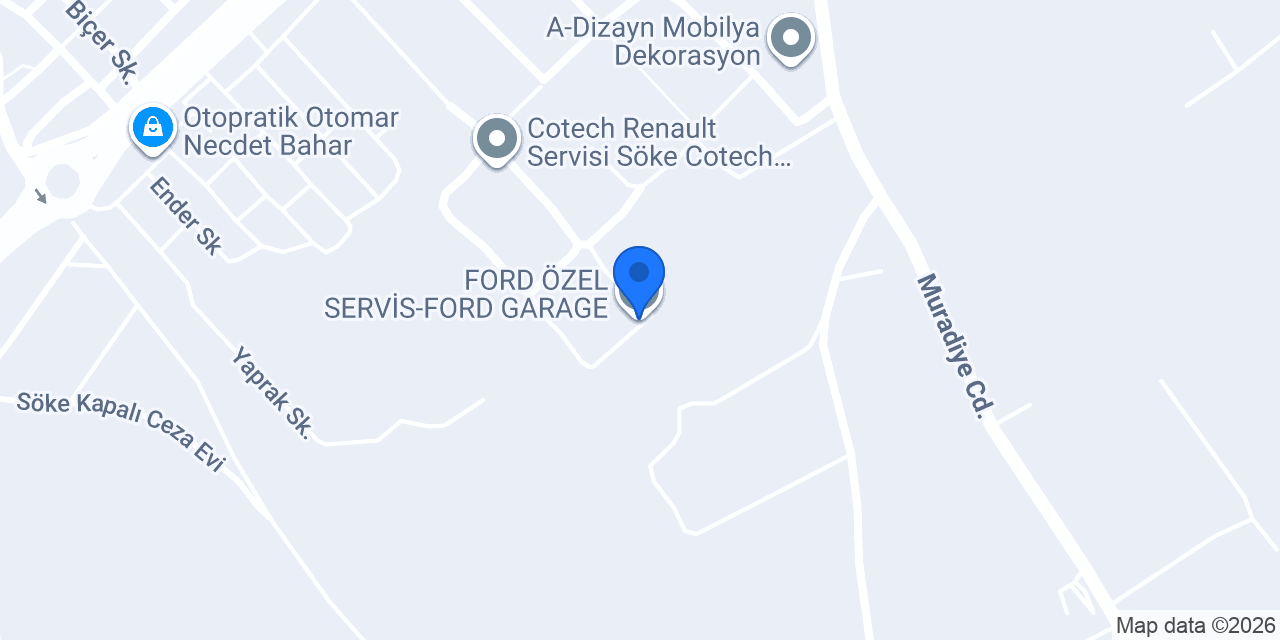FORD ÖZEL SERVİS-FORD GARAGE konumu