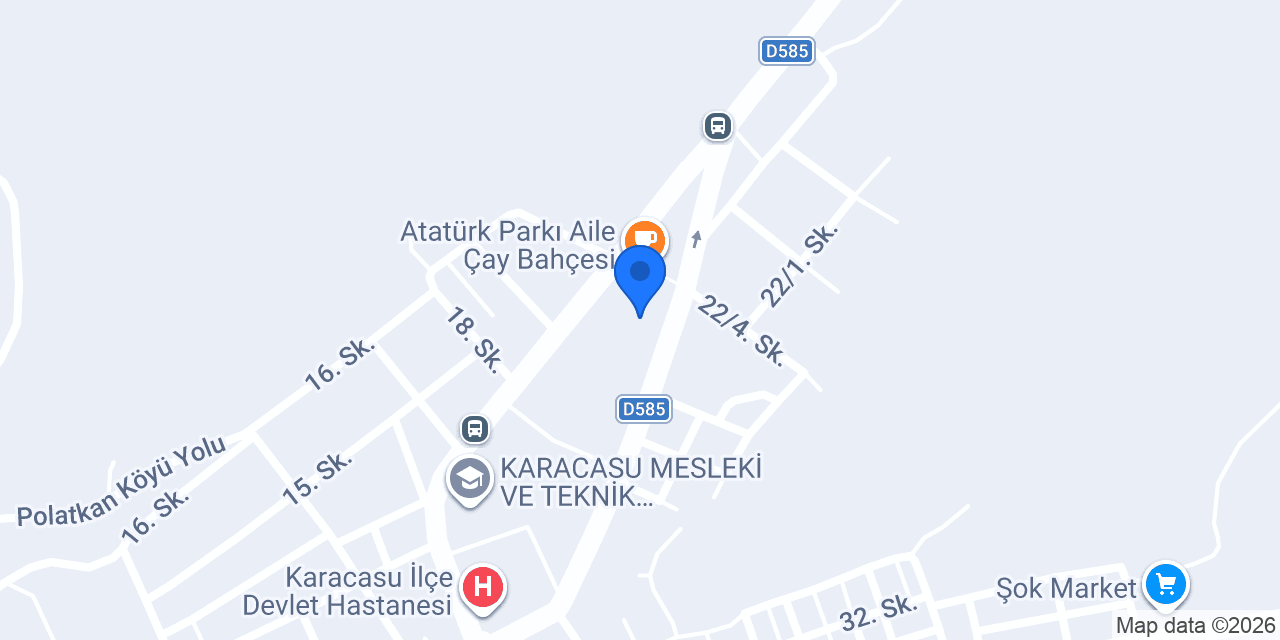 Karacasu Kaymakamlığı konumu
