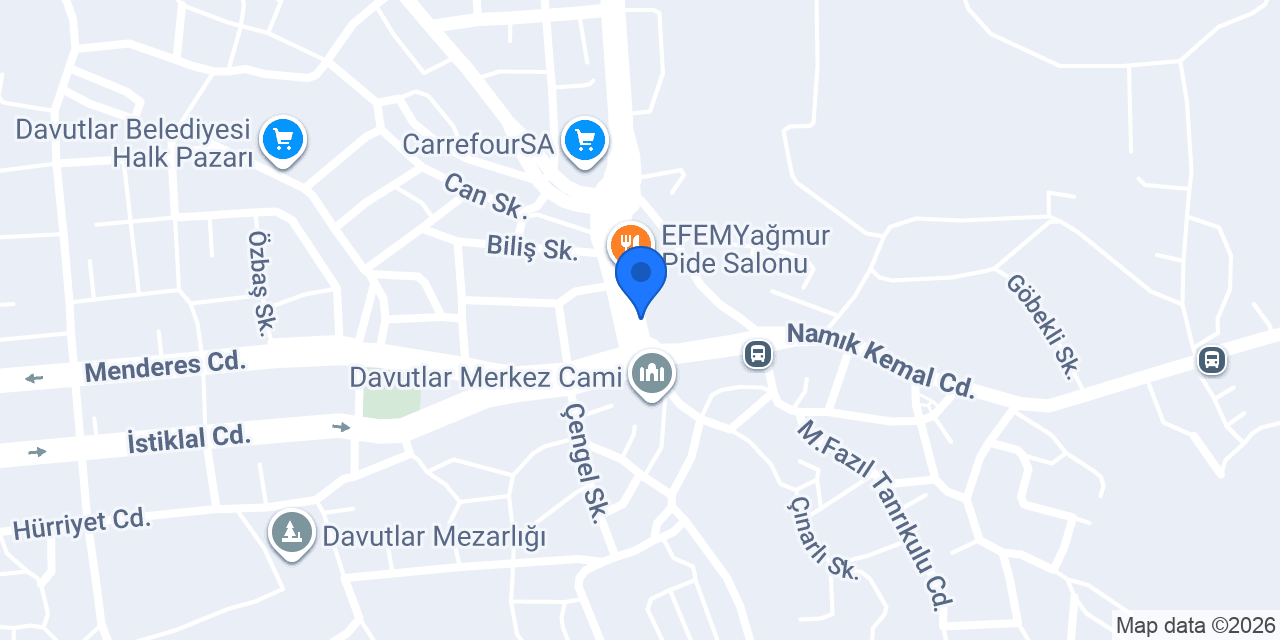 Davutlar Eczanesi konumu