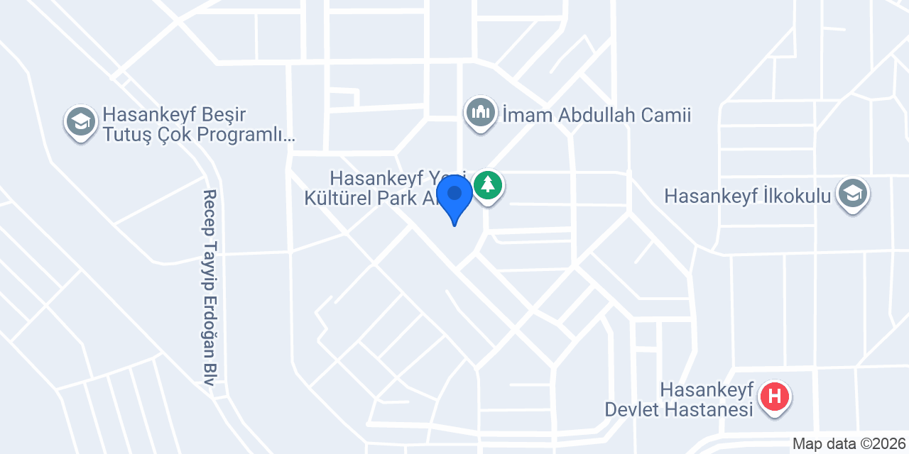 Hasankeyf İlçe Milli Eğitim Müdürlüğü konumu