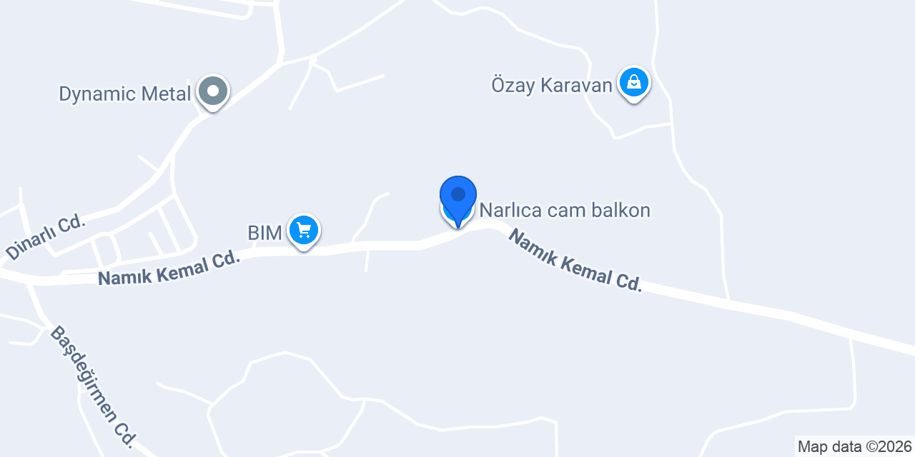 Narlıca cam balkon konumu
