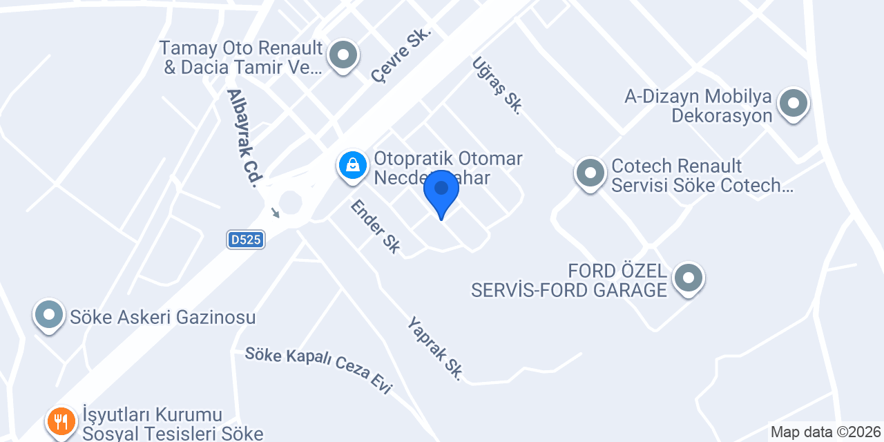 MODA OTO BOYA konumu