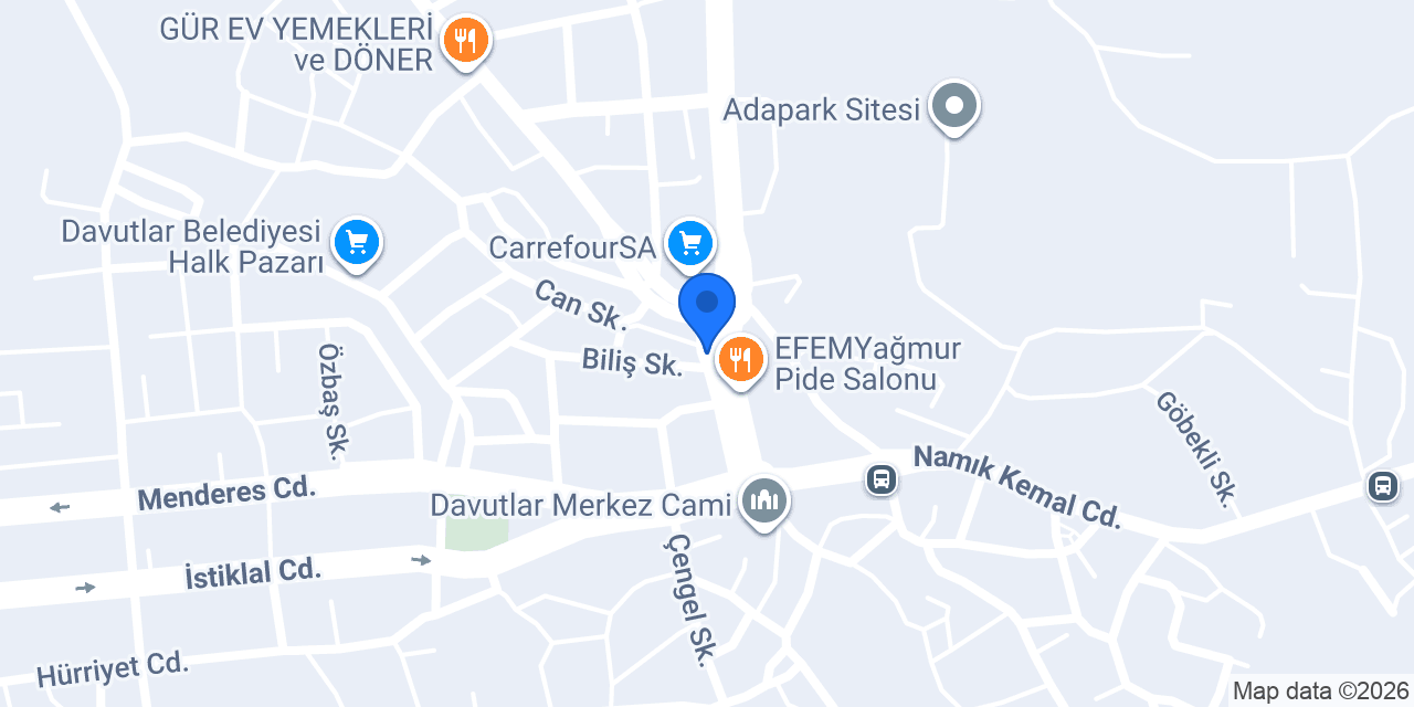 Davutlar çilingir konumu