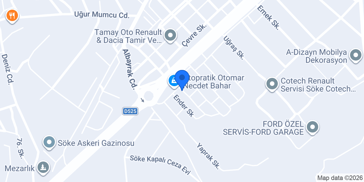 Ceren Oto konumu