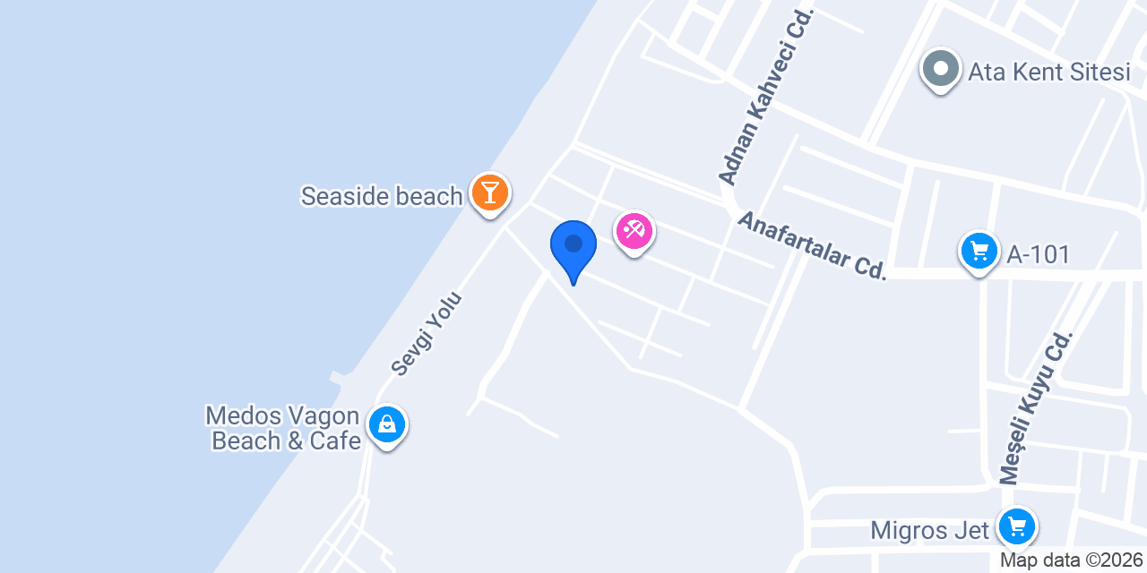 Sabri Cafe Beach konumu