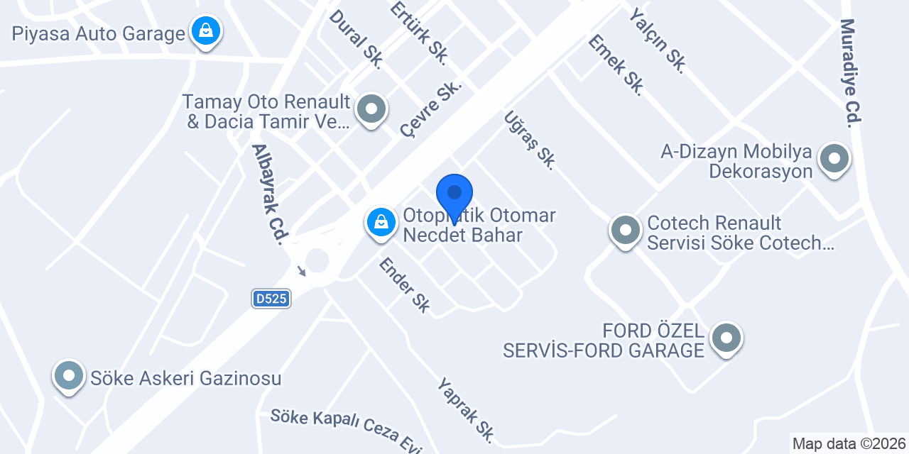 Balcıoğlu Lastik Söke konumu