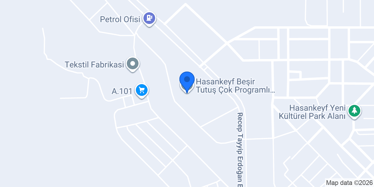 Hasankeyf Beşir Tutuş Çok Programlı Anadolu Lisesi konumu