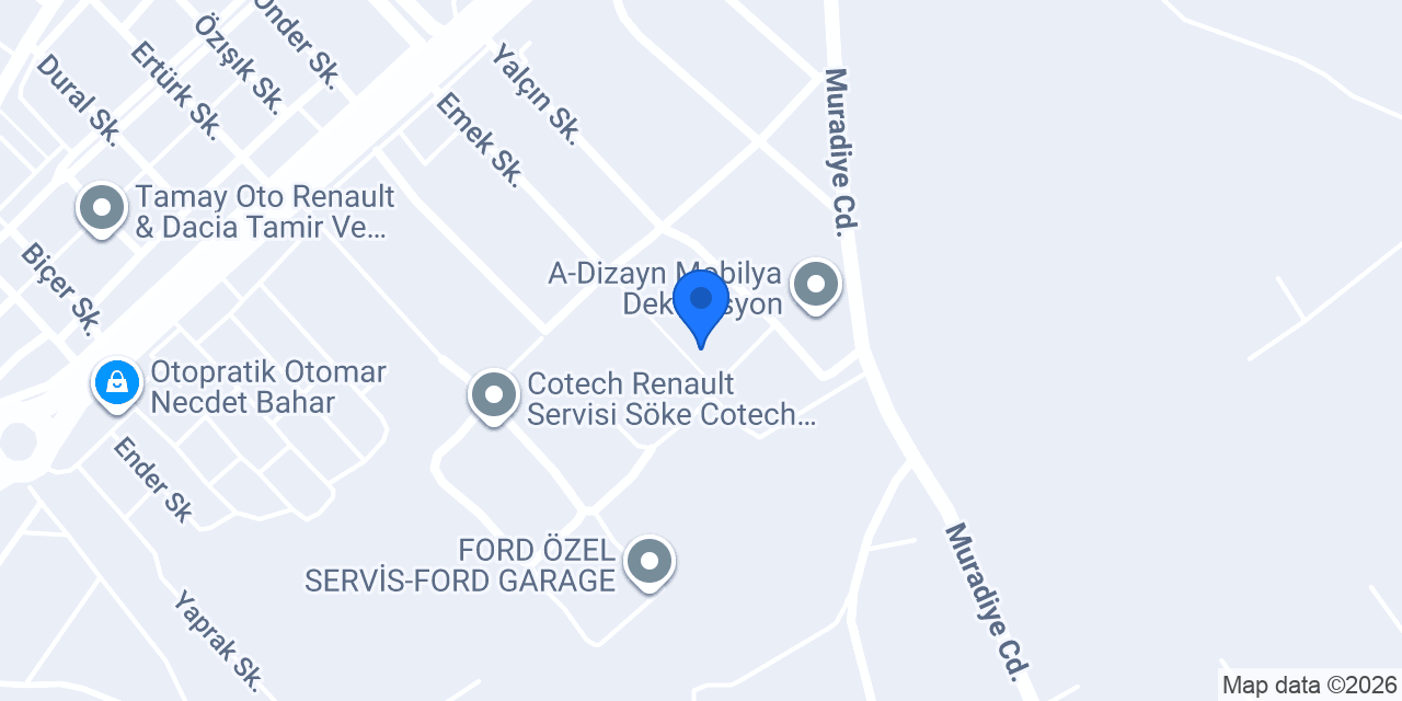ONURTAR Ziraat Aletleri konumu