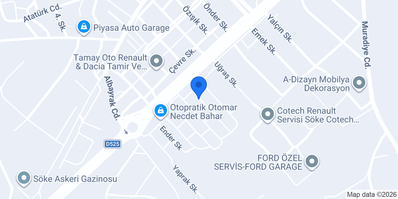 Yavuz Mobilya & Dekorasyon konumu