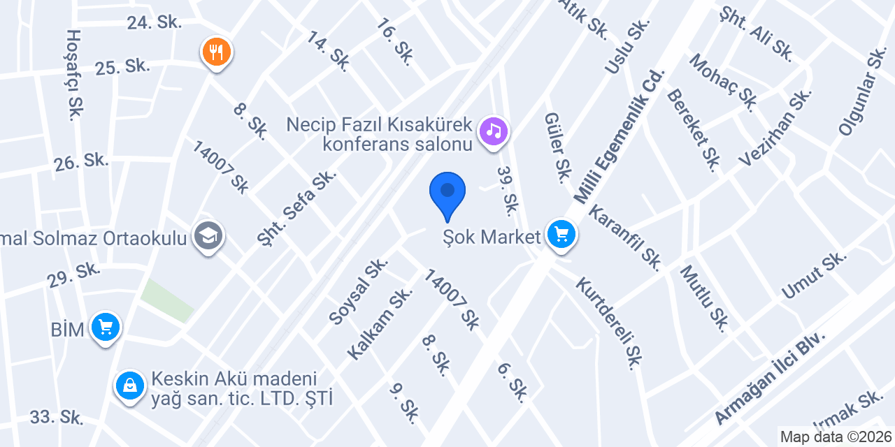 USO İLKOKULU konumu