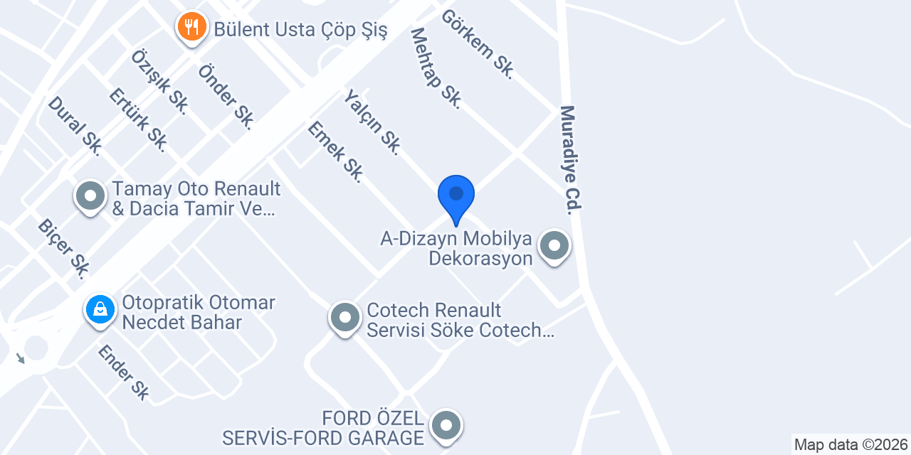 Çekiçkesen Tarım Makinaları Ltd.Şti. konumu