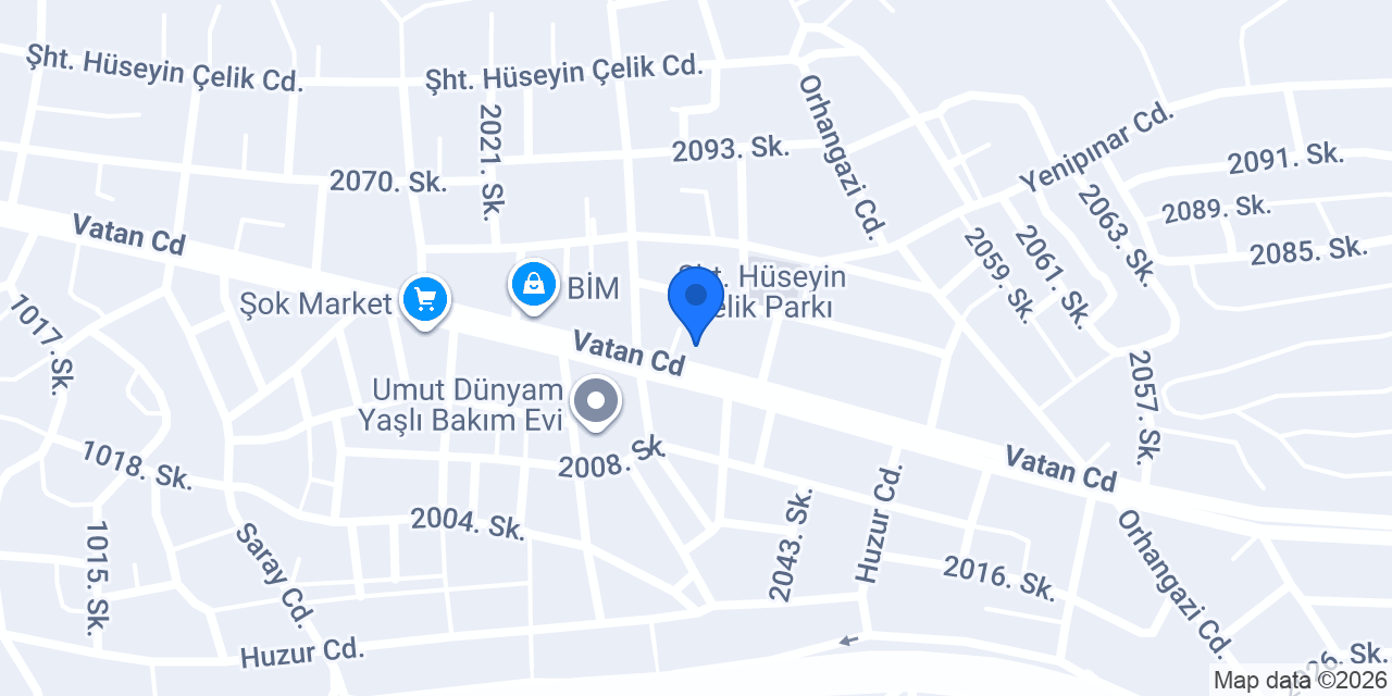 Elit Pide Evi konumu