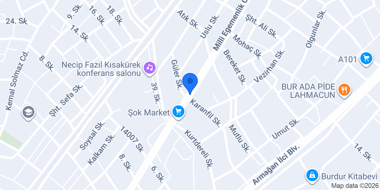 Hastel Kadayıf konumu